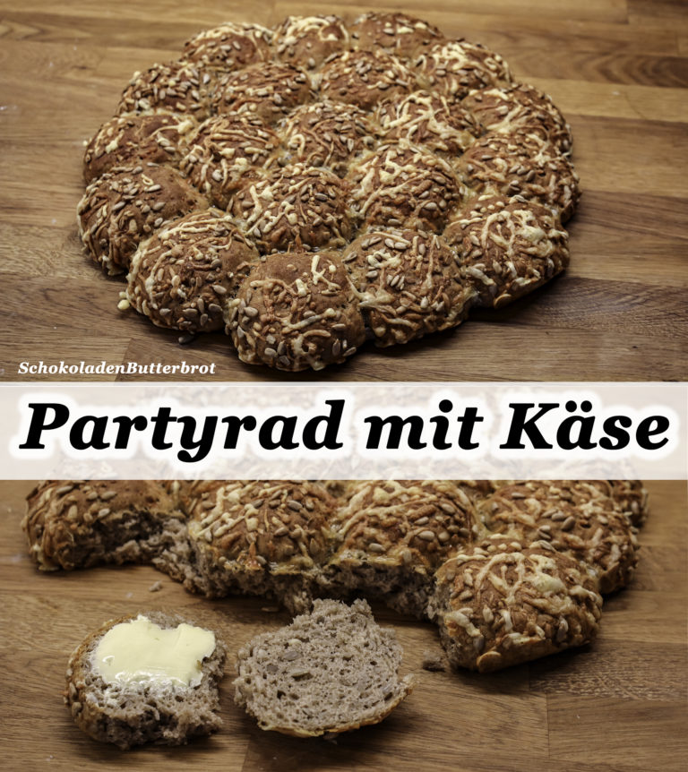 Partyrad mit Käse - Schokobrot